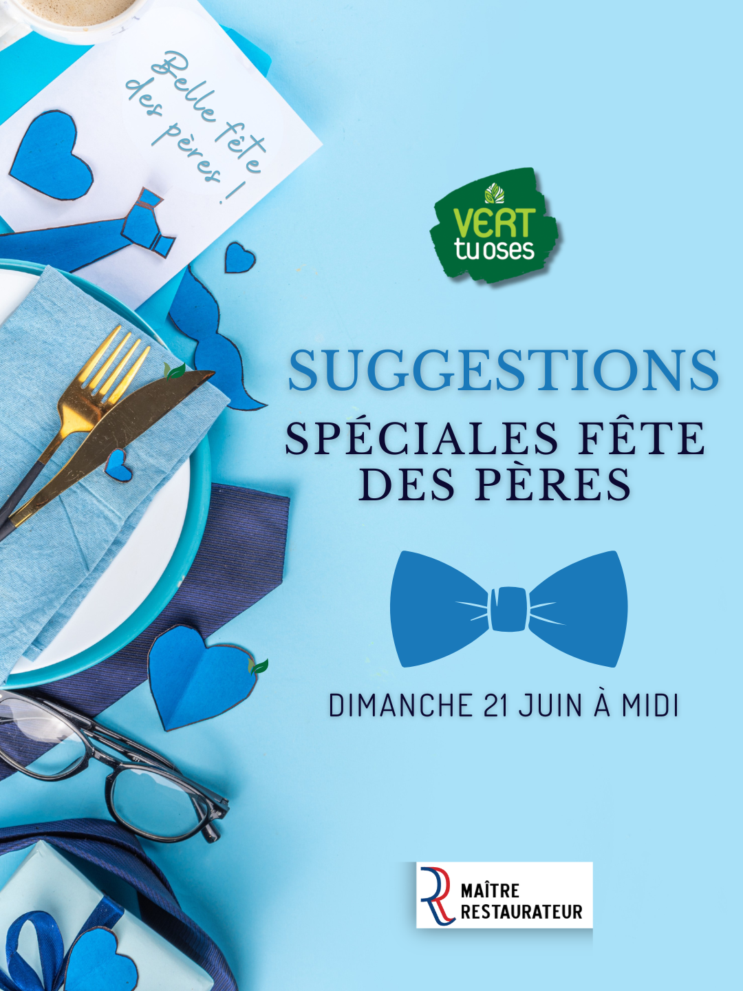 menu de la fête pères suggestion