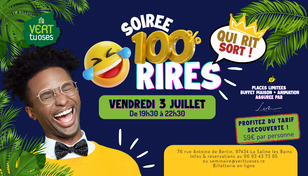 soirée 100% rires lol