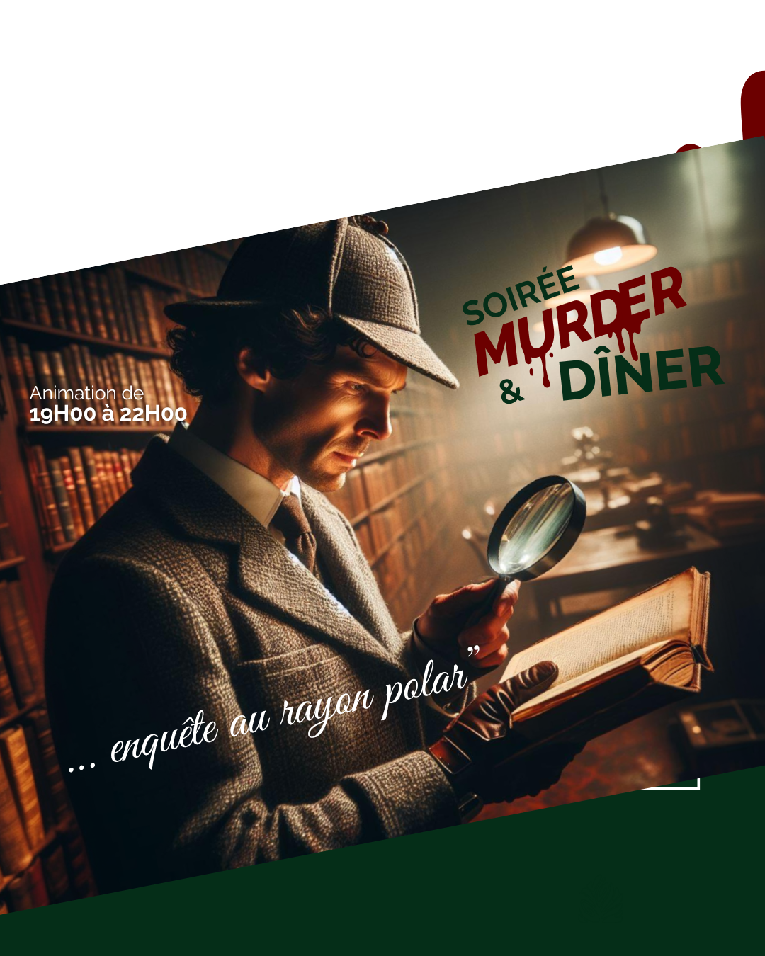 Murder Party Vert Tu Oses jeux enquête