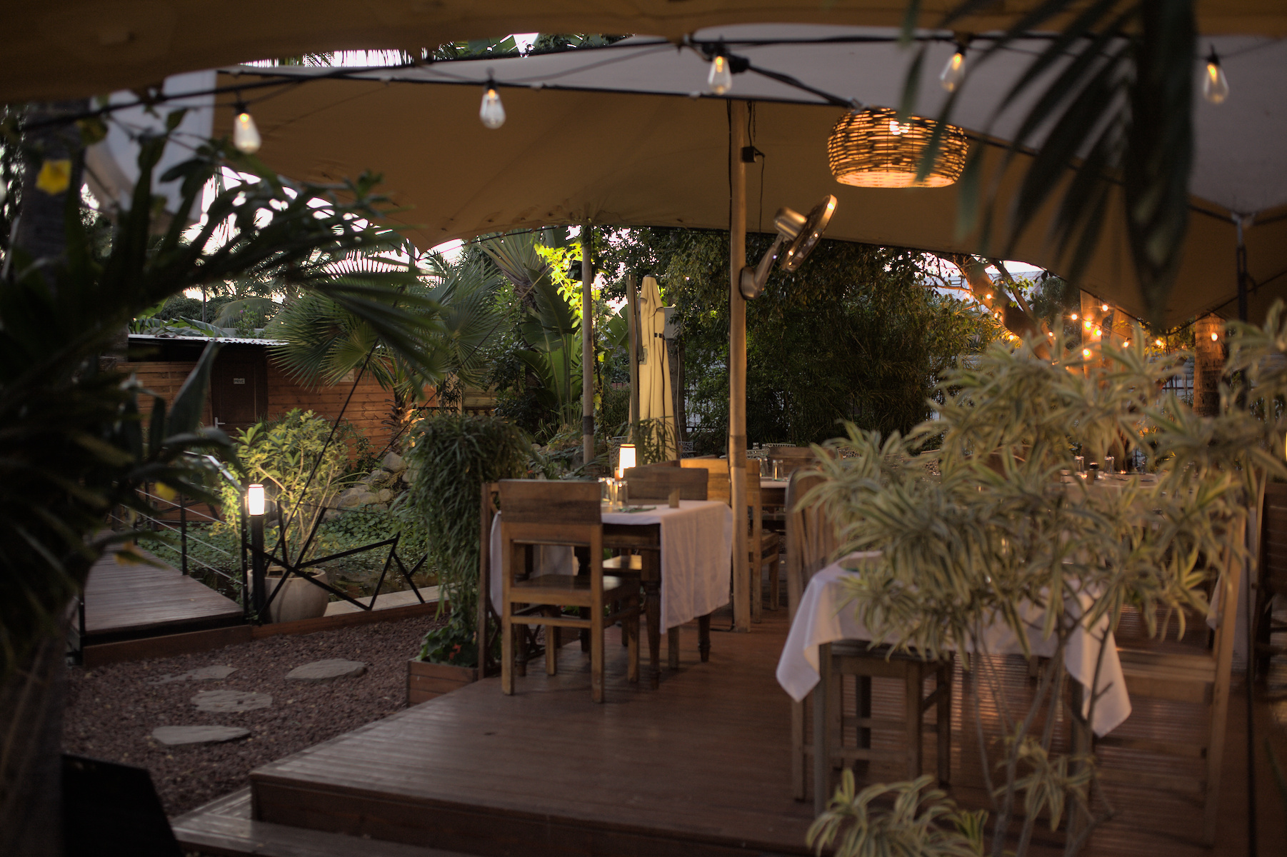 Terrasse restaurant Vert Tu Oses La Saline-les-Bains La Réunion