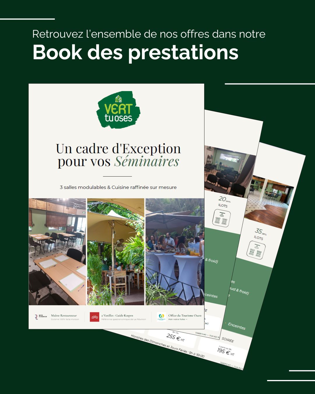 Télécharger le book séminaire Vert Tu Oses