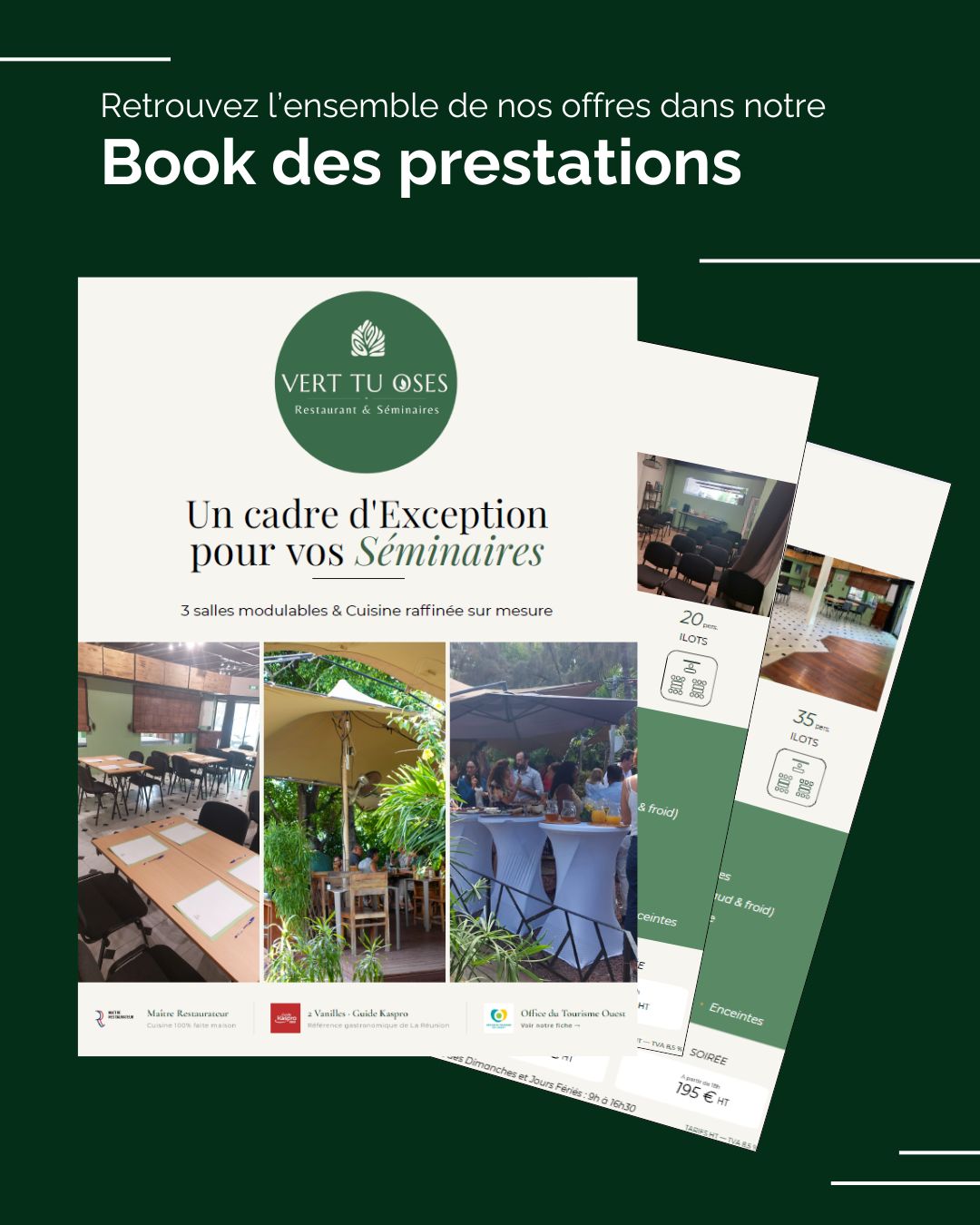 Télécharger le book séminaire Vert Tu Oses